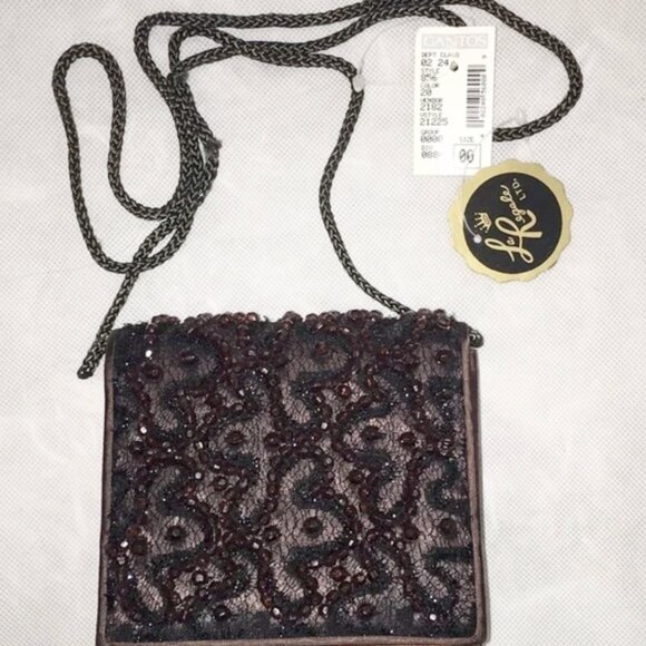 GANTOS Beaded Lace Mini Evening Bag – New with Tags - Picture 1 of 6